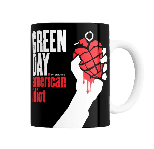 Taza de Cerámica Green Day American Idiot