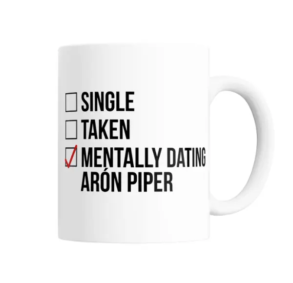Taza de Cerámica Greys Anatomy Mentally Dating Arón Piper