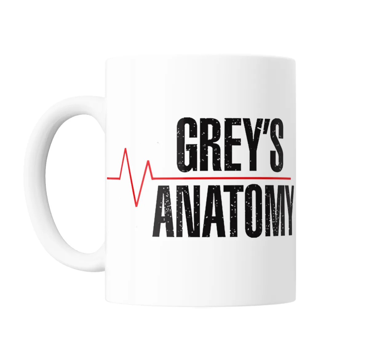 Taza de Cerámica Grey's Anatomy Logo con Latido - vista 2