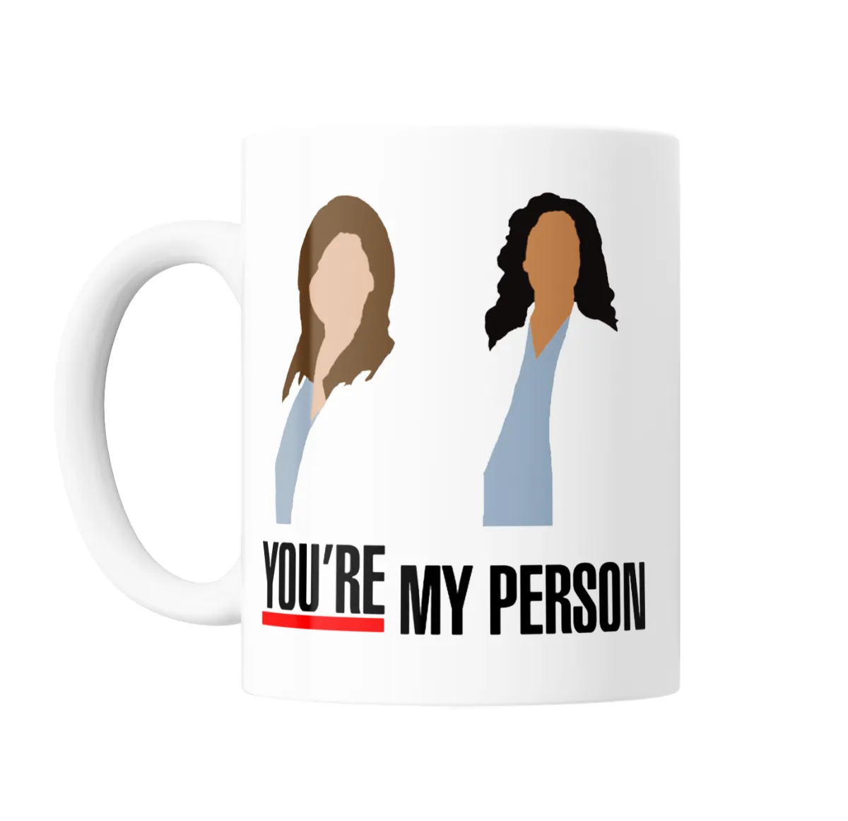Taza de Cerámica Grey's Anatomy You're My Person Meredith y Cristina - vista 2