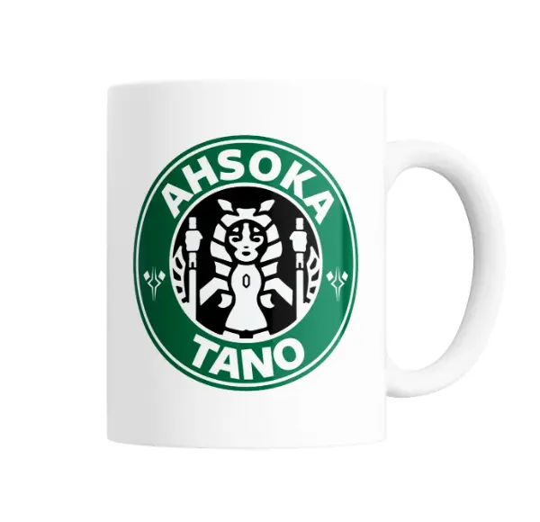 Taza de Cerámica Star Wars Ahsoka Tano Logo Starbucks