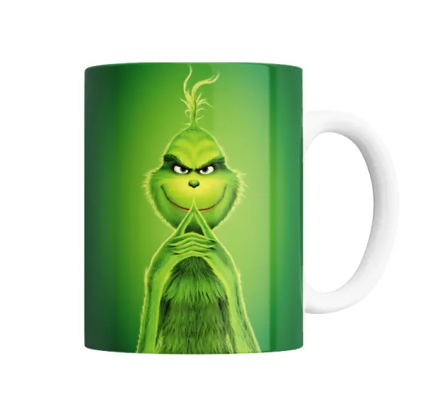 Taza de Cerámica Grinch Sonrisa Maliciosa