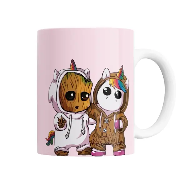 Taza de Cerámica Groot Baby Unicornio