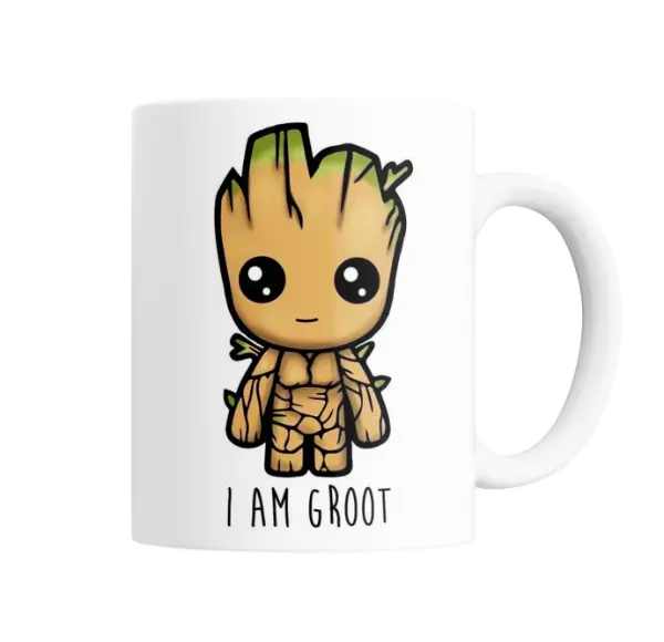 Taza de Cerámica Groot I Am Groot Chibi
