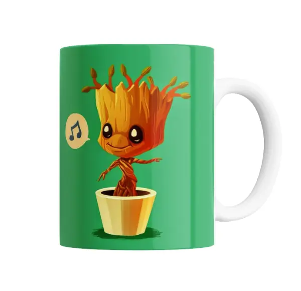 Taza de Cerámica Groot Bailarín Maceta Marvel