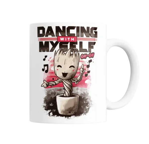 Taza de Cerámica Groot Dancing with Myself
