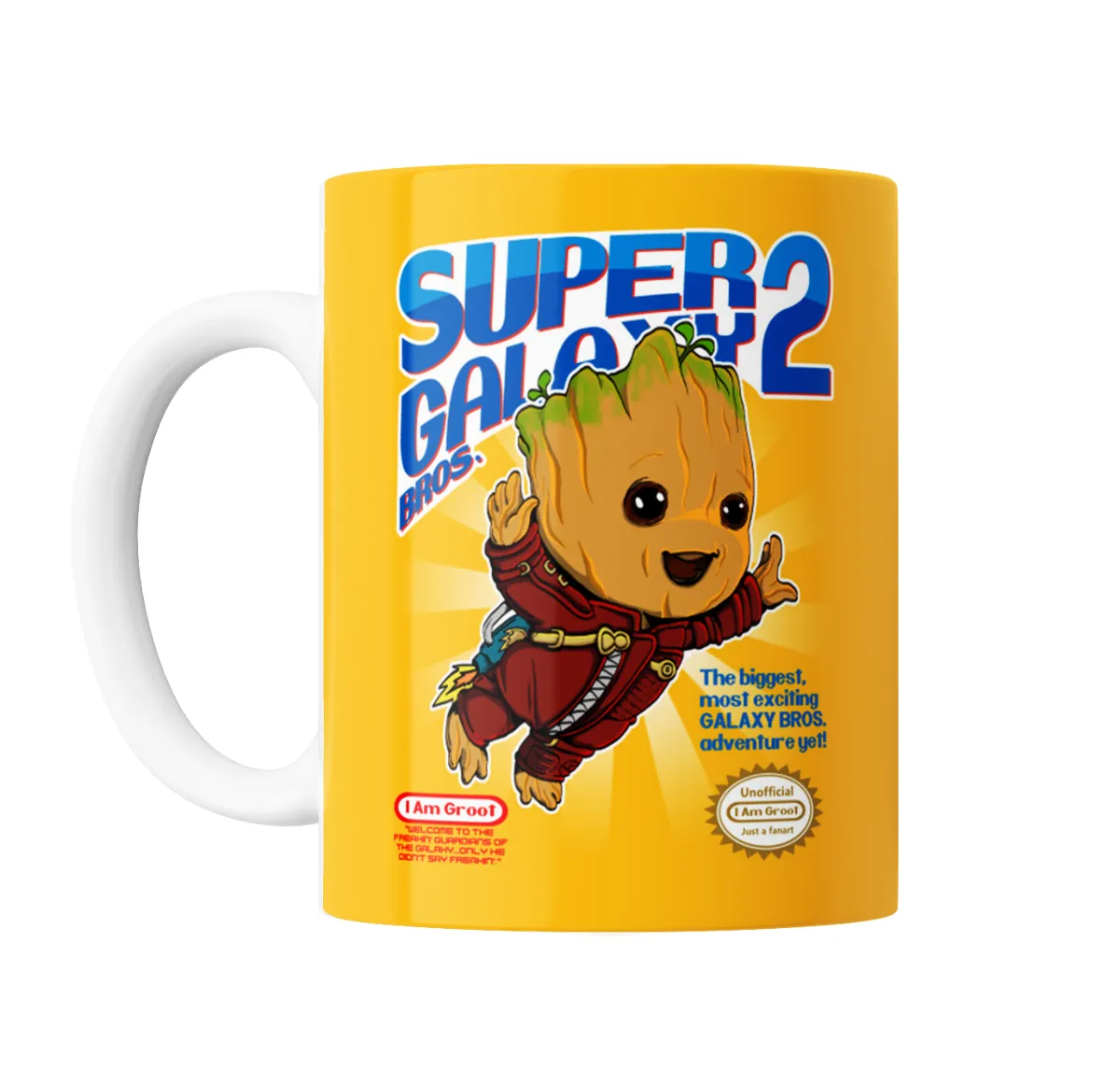 Taza de Cerámica Groot Super Galaxy Bros - vista 2