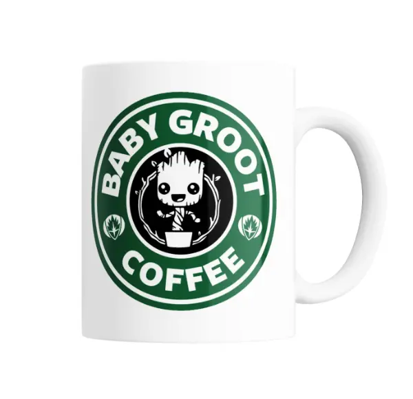 Taza de Cerámica Groot Baby Groot Coffee Starbucks