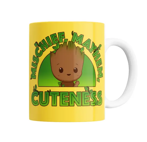 Taza de Cerámica Groot Mischief Mayhem Cuteness