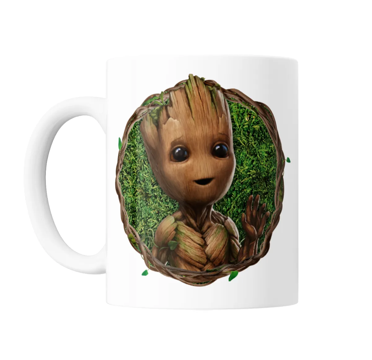 Taza de Cerámica Groot Bebé Mirando Desde el Bosque - vista 2