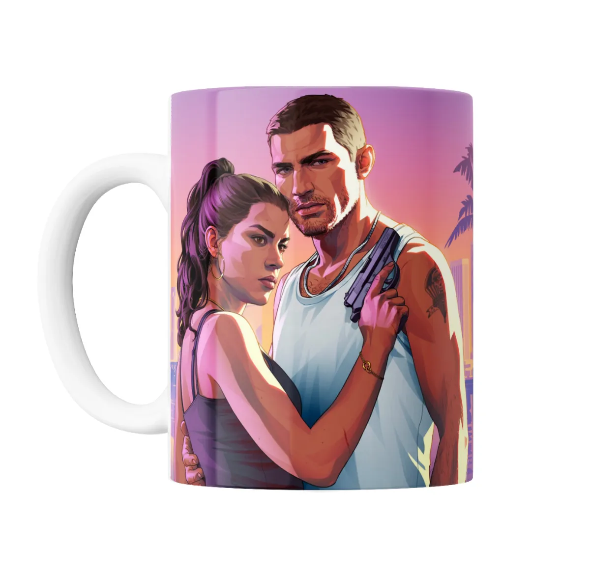 Taza de Cerámica GTA VI Lucia y Jason - vista 2