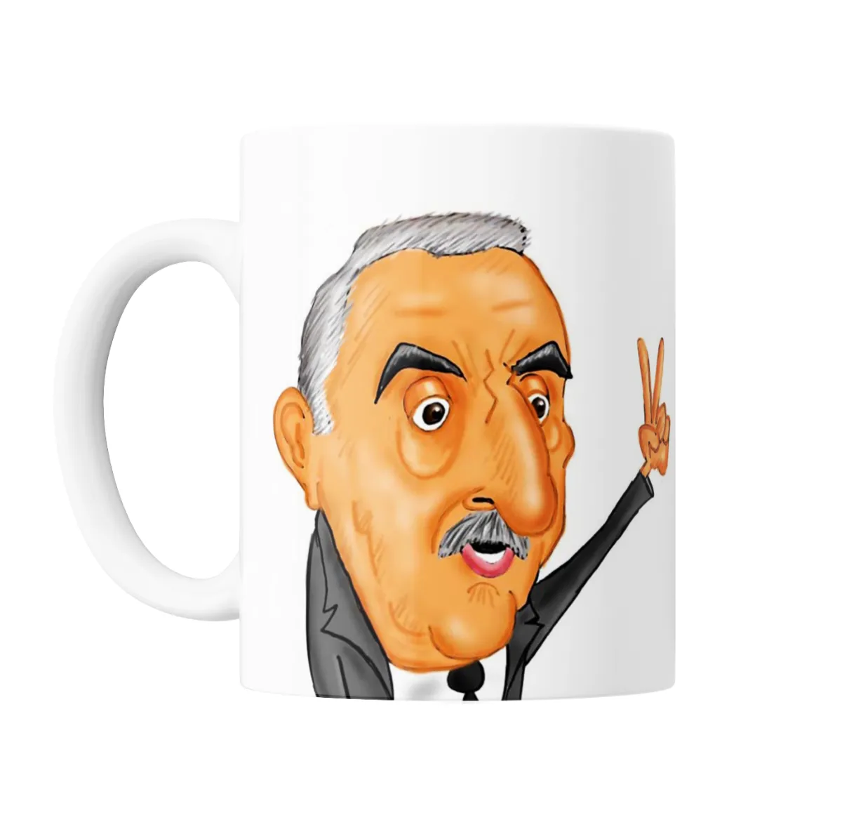 Taza de Cerámica Guillermo Moreno Caricatura - vista 2