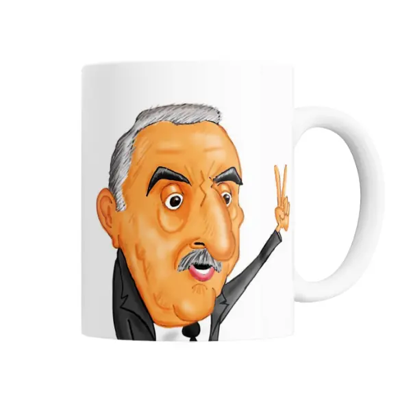 Taza de Cerámica Guillermo Moreno Caricatura