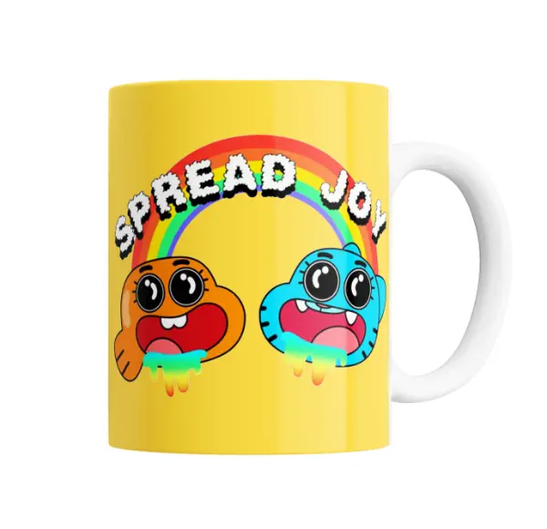Taza de Cerámica El Increíble Mundo de Gumball Spread Joy