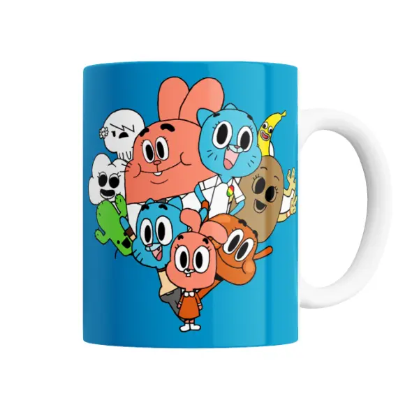 Taza de Cerámica El Increíble Mundo de Gumball Personajes