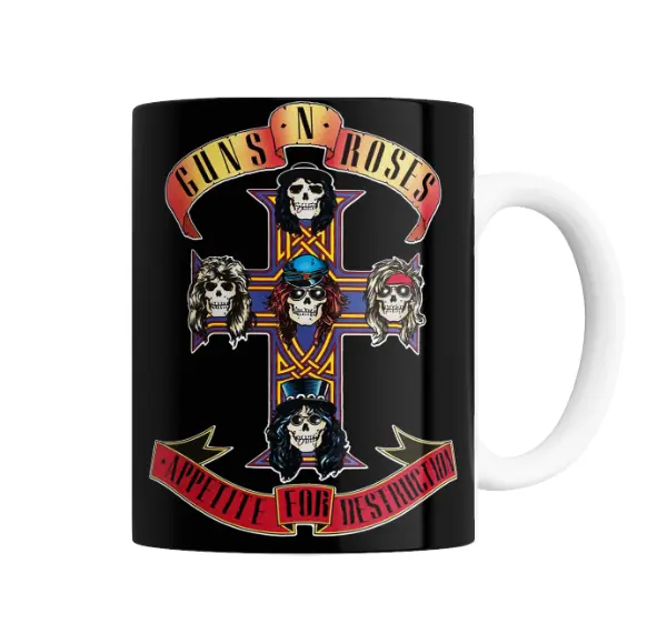 Taza de Cerámica Guns N' Roses Appetite for Destruction