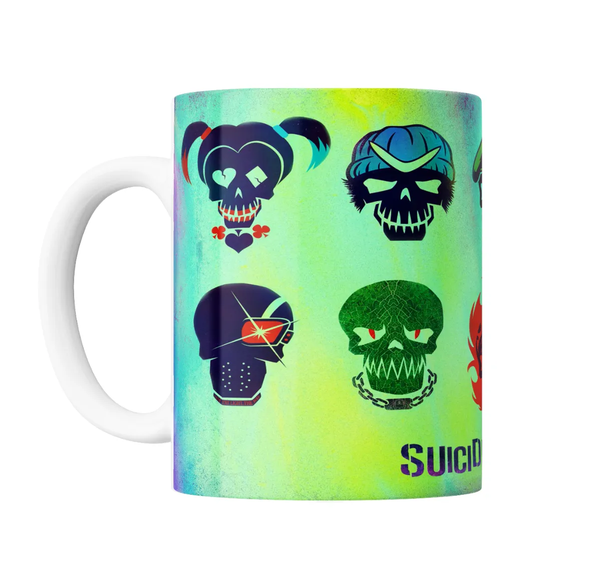 Taza de Cerámica Suicide Squad Harley Quinn Calaveras - vista 2