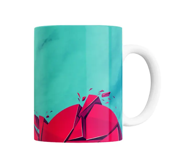 Taza de Cerámica Harley Quinn Birds of Prey Dorada