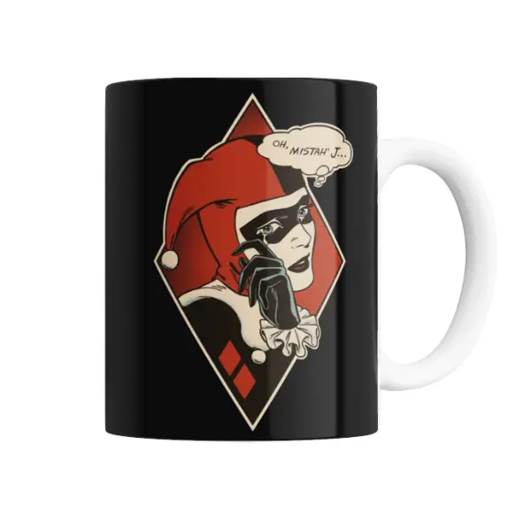 Taza de Cerámica Harley Quinn Oh Mistah J