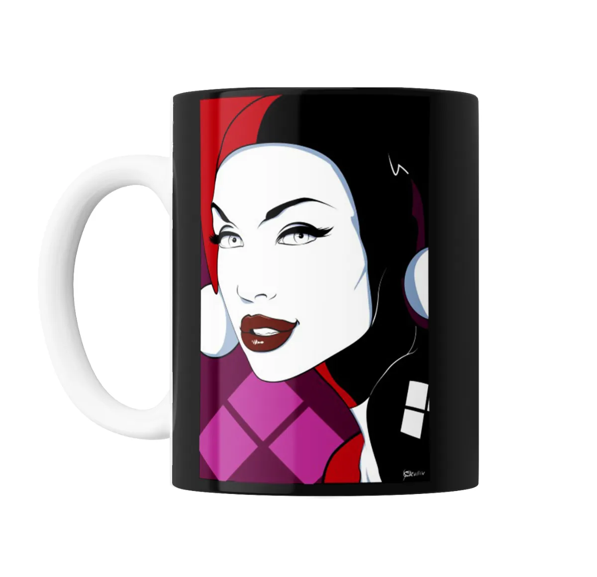 Taza de Cerámica Harley Quinn Pop Art - vista 2
