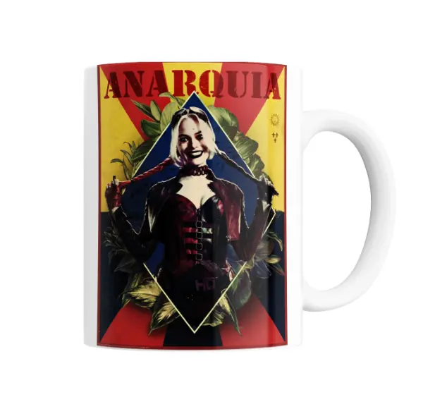 Taza de Cerámica Harley Quinn Anarquía Suicide Squad