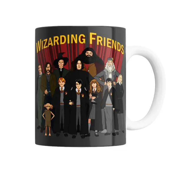 Taza de Cerámica Harry Potter Wizarding Friends Personajes