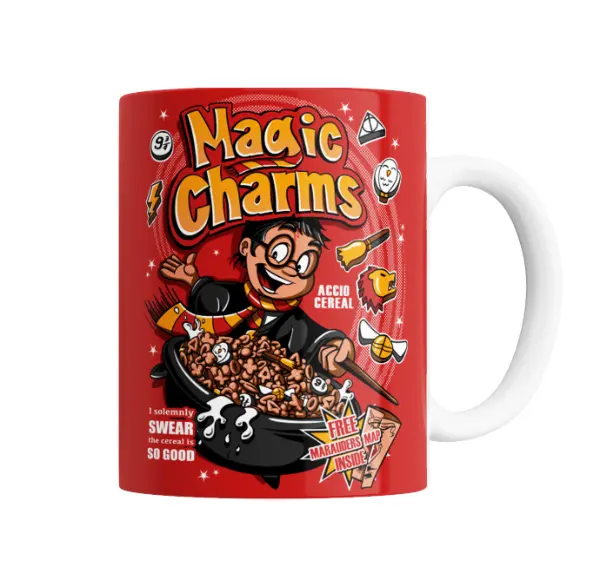Taza de Cerámica Harry Potter Magic Charms Cereal