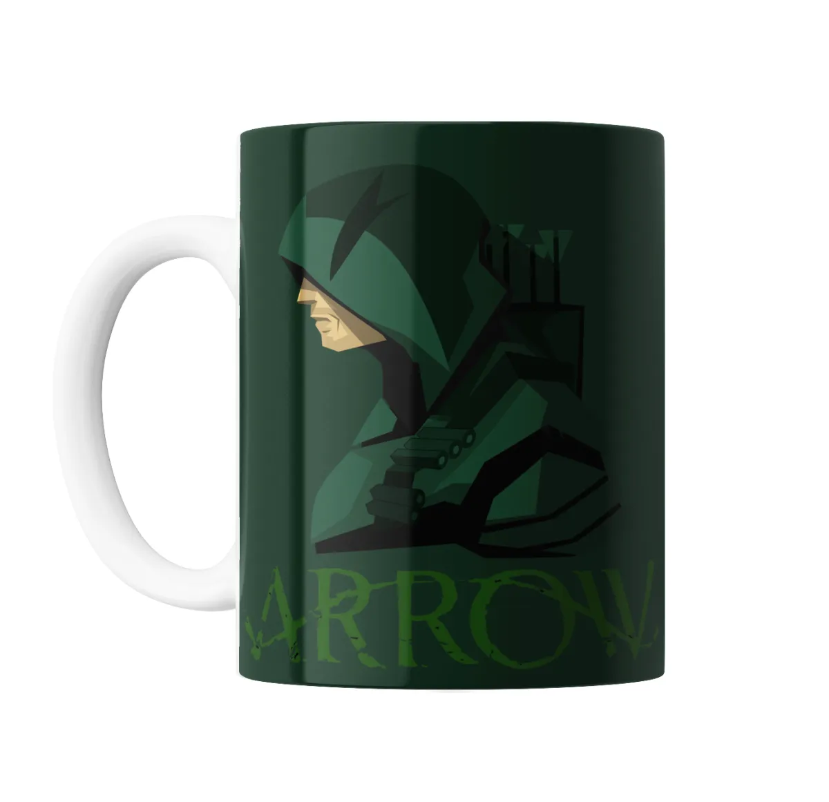 Taza de Cerámica Arrow Green Arrow Silueta - vista 2