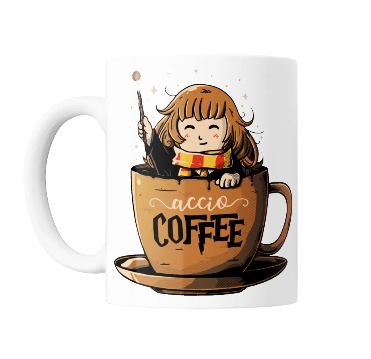 Taza de Cerámica Harry Potter Hermione Accio Coffee - vista 2