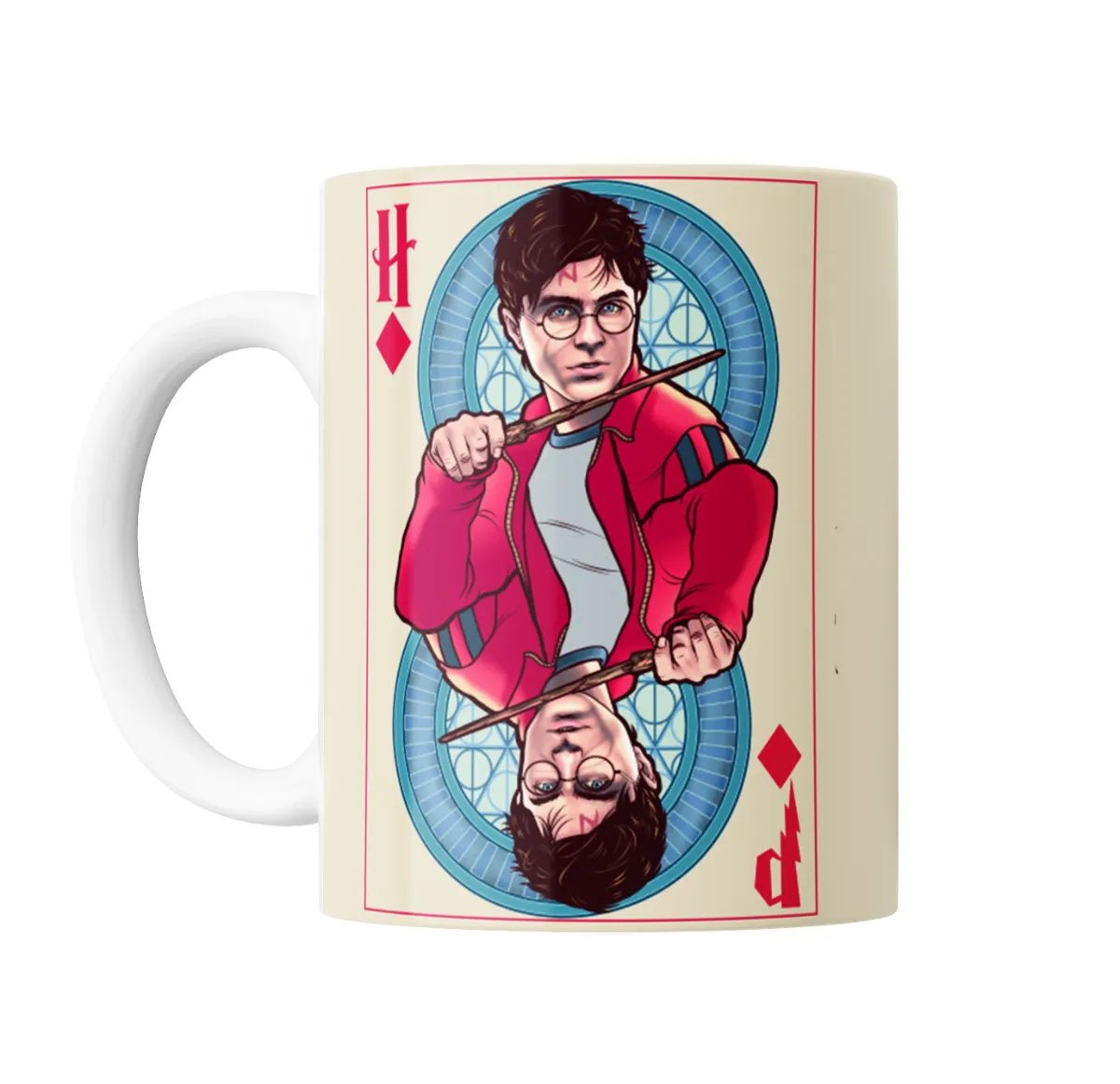 Taza de Cerámica Harry Potter Carta de Diamantes - vista 2