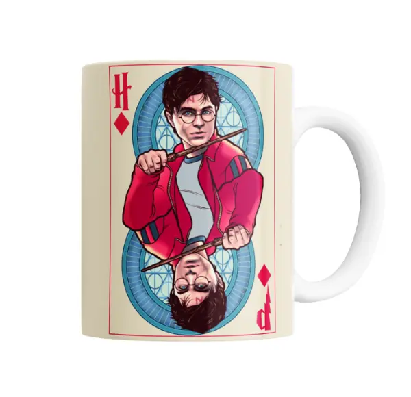 Taza de Cerámica Harry Potter Carta de Diamantes