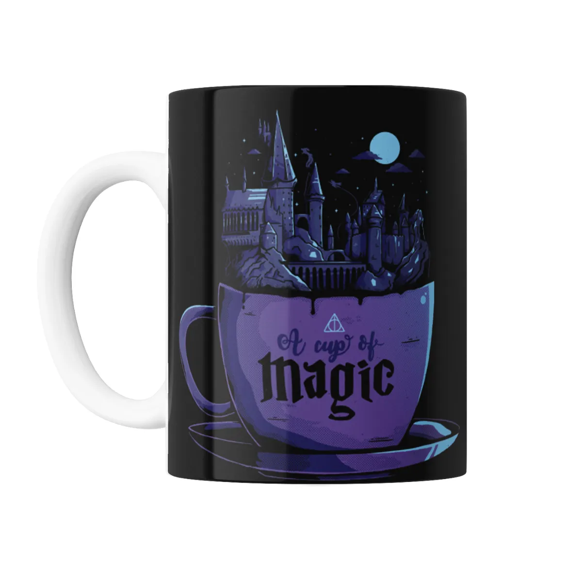 Taza de Cerámica Harry Potter Castillo Hogwarts A Cup of Magic - vista 2