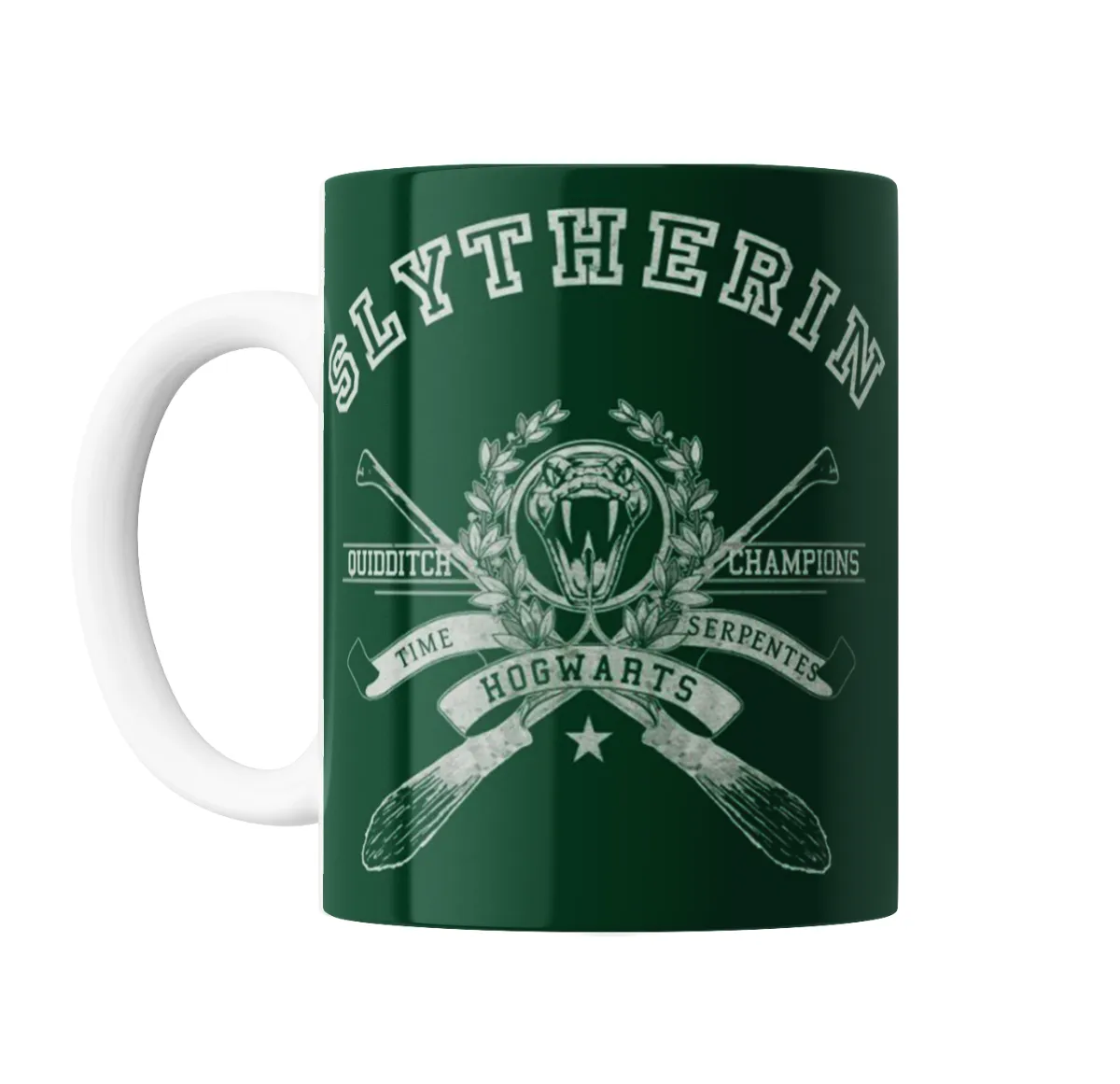 Taza de Cerámica Harry Potter Slytherin Quidditch Champions Serpentes - vista 2
