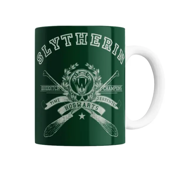 Taza de Cerámica Harry Potter Slytherin Quidditch Champions Serpentes