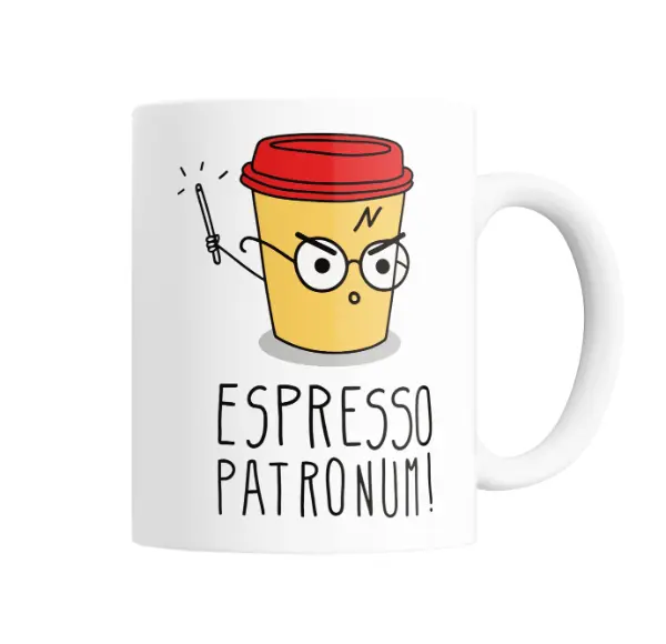 Taza de Cerámica Harry Potter Espresso Patronum