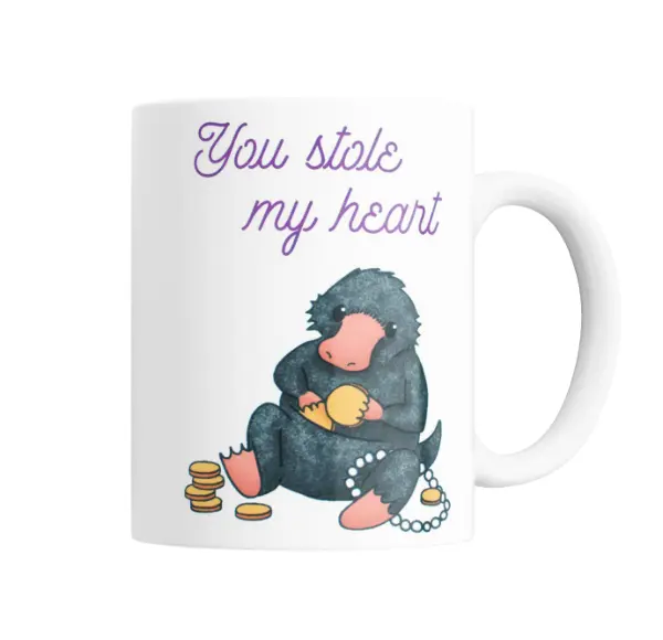 Taza de Cerámica Animales Fantásticos Niffler Tesoro