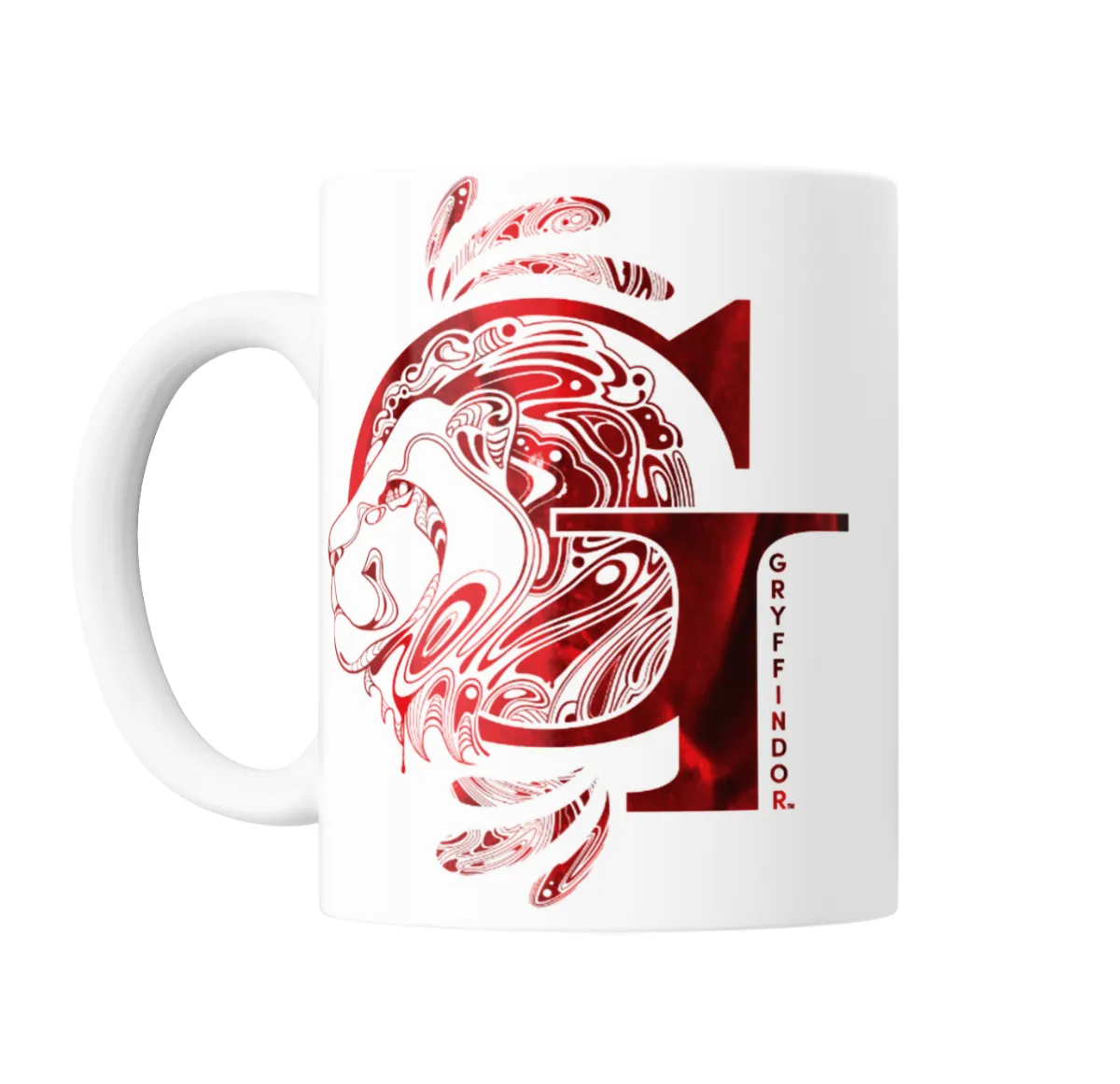 Taza de Cerámica Harry Potter Gryffindor León Rojo - vista 2