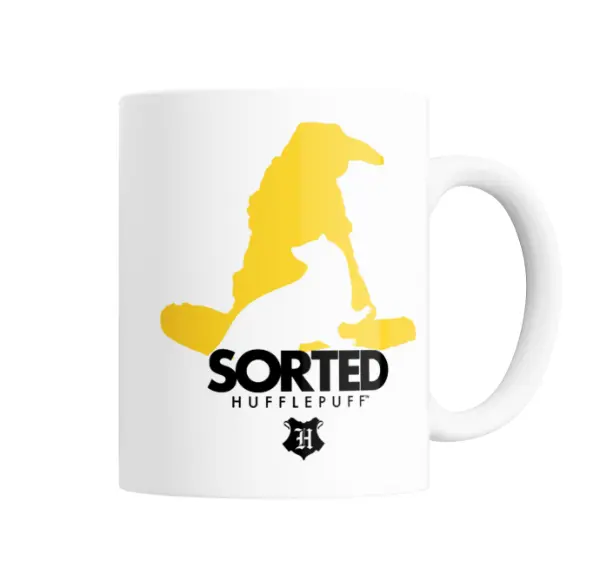 Taza de Cerámica Harry Potter Sorting Hat Hufflepuff Sorted