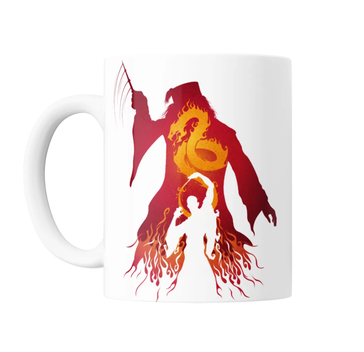 Taza de Cerámica Harry Potter Dumbledore y Fénix - vista 2