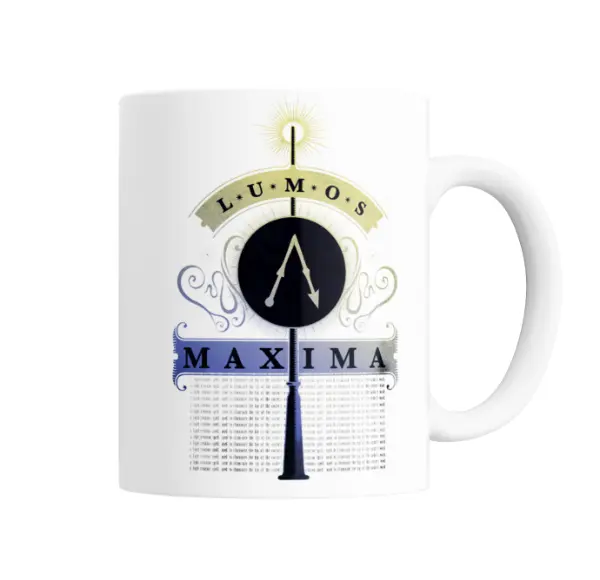 Taza de Cerámica Harry Potter Lumos Máxima Hechizo