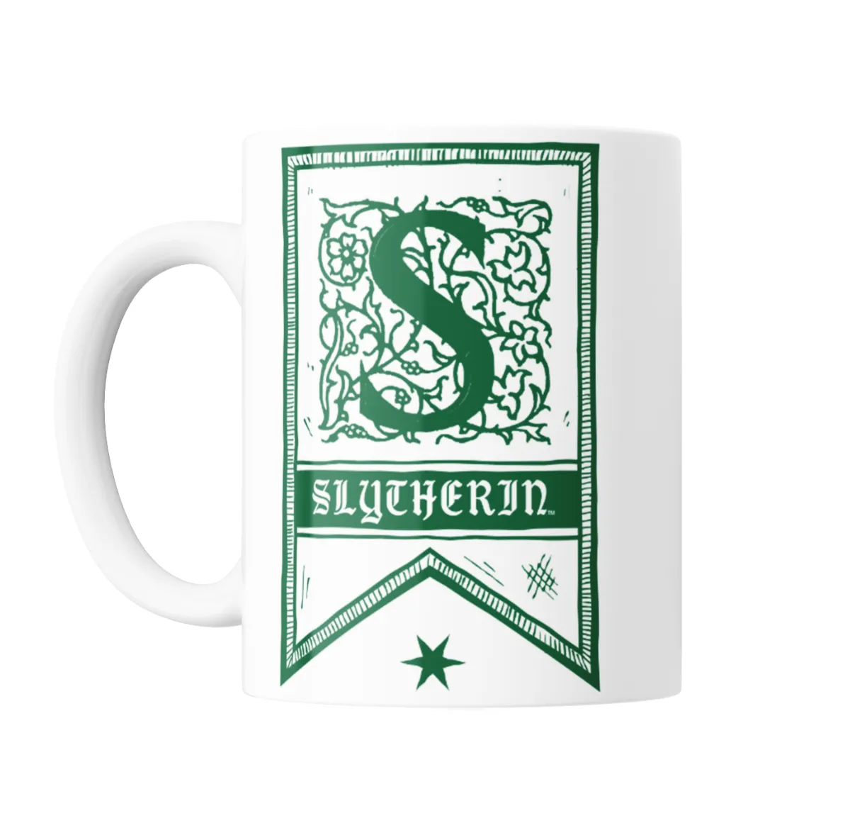 Taza de Cerámica Harry Potter Casa Slytherin Estandarte - vista 2