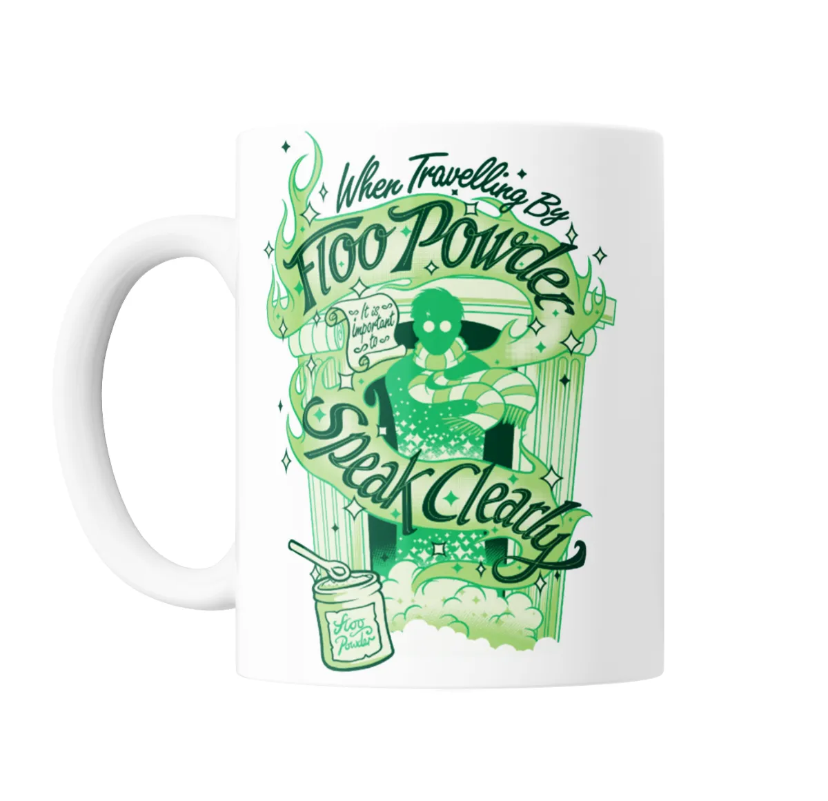 Taza de Cerámica Harry Potter Floo Powder Hablar Claro - vista 2