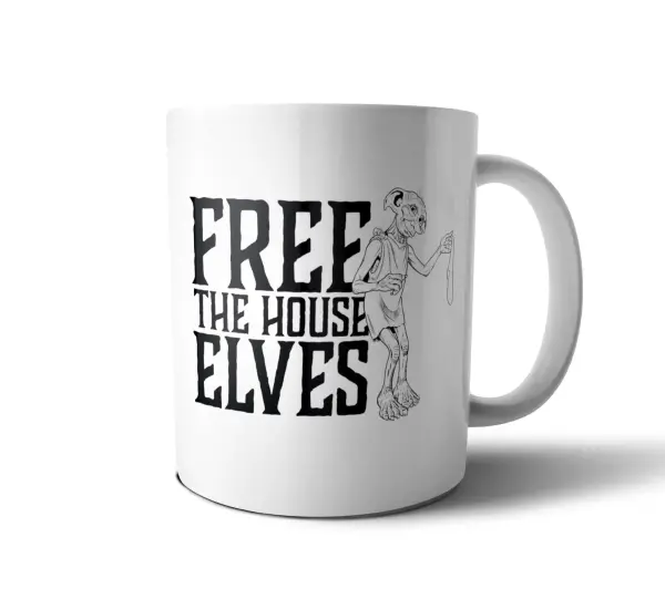 Taza de Cerámica Harry Potter Dobby Free the House Elves
