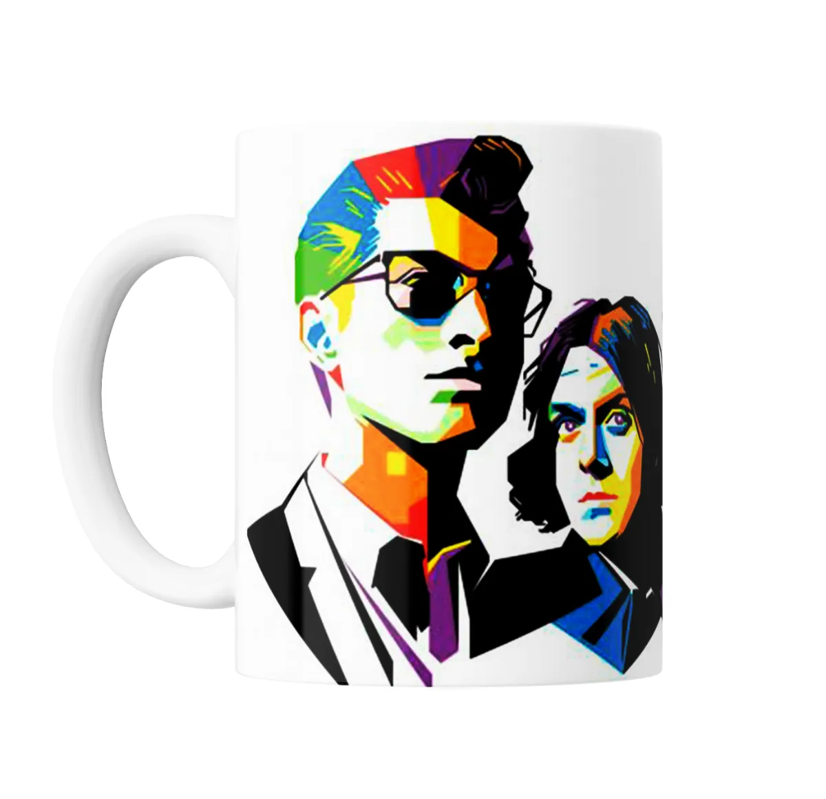 Taza de Cerámica Artic Monkeys Pop Art Retrato - vista 2