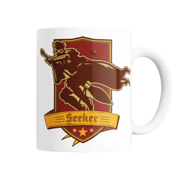 Taza de Cerámica Harry Potter Seeker Quidditch Escudo Gryffindor