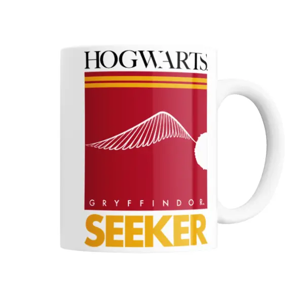 Taza de Cerámica Harry Potter Gryffindor Seeker Hogwarts