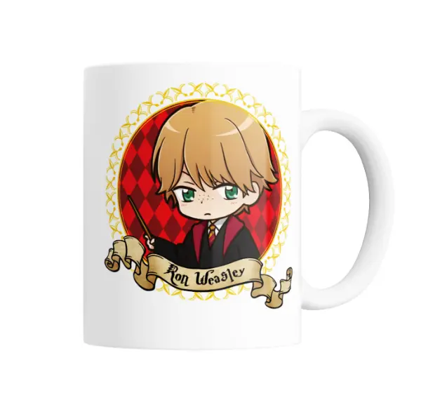 Taza de Cerámica Harry Potter Ron Weasley Chibi