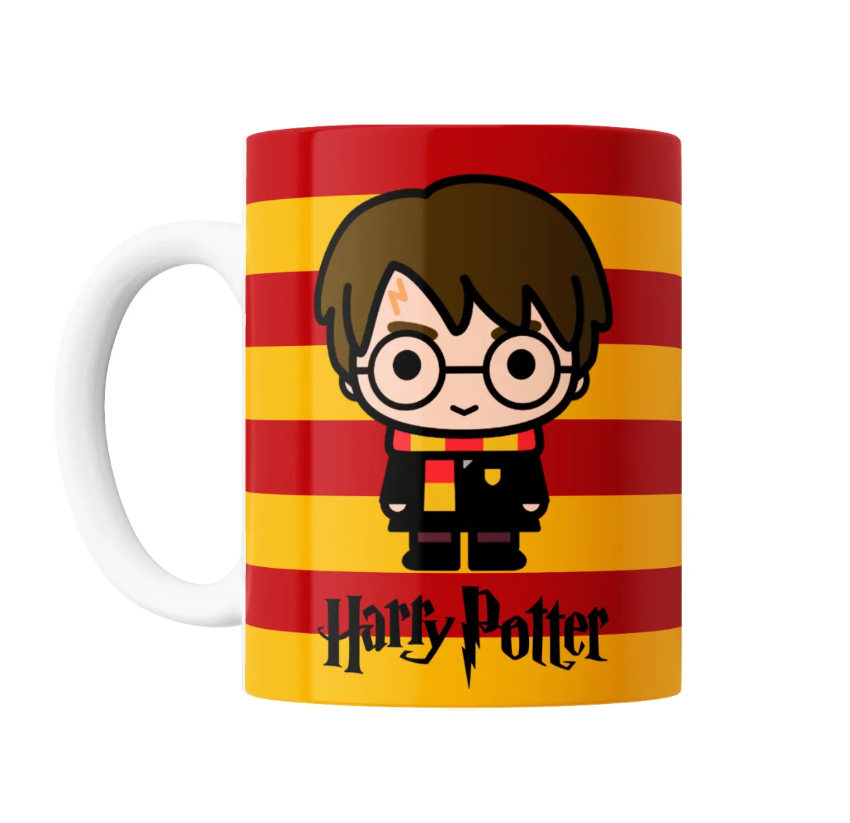 Taza de Cerámica Harry Potter Chibi con Bufanda Gryffindor - vista 2