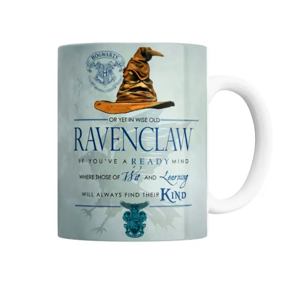 Taza de Cerámica Harry Potter Ravenclaw Sombrero Seleccionador