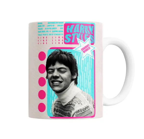 Taza de Cerámica Harry Styles Fine Line Grammy Winner